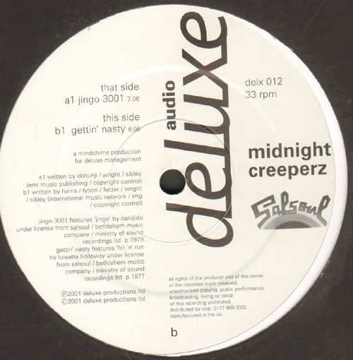 MIDNIGHT CREEPERZ - Midnight Creeperz - #3 (Jingo 3001 / Gettin Nasty)