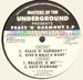 MASTERS OF THE UNDERGROUND - Peace 'N' Harmony EP