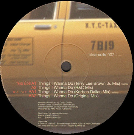 DAVID GINERO - Things I Wanna Do