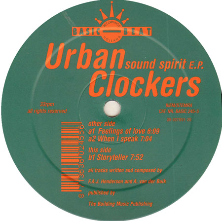 URBAN CLOCKERS - Sound Spirit EP