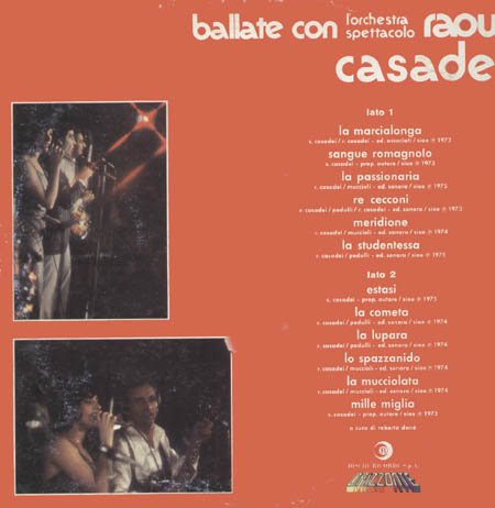 RAOUL CASADEI - Ballate Con L'Orchestra Spettacolo