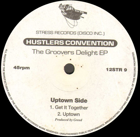 HUSTLERS CONVENTION  - The Groovers Delight EP