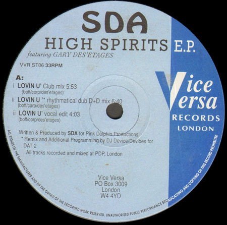 SDA - High Spirits EP