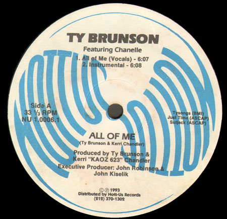 TY BRUNSON - All Of Me - Feat. Chanelle 