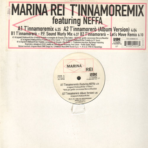 MARINA REI - T' Innamoremix, Featuring Neffa 