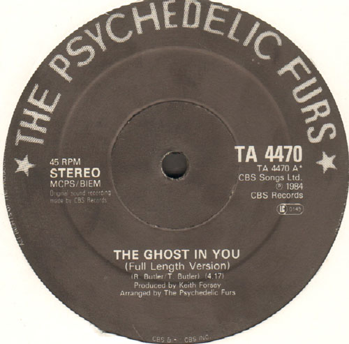 THE PSYCHEDELIC FURS - The Ghost In You
