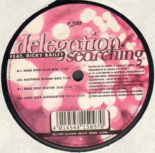 DELEGATION - Searching , Feat. Ricky Bailey