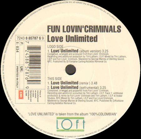 FUN LOVIN' CRIMINALS - Love Unlimited
