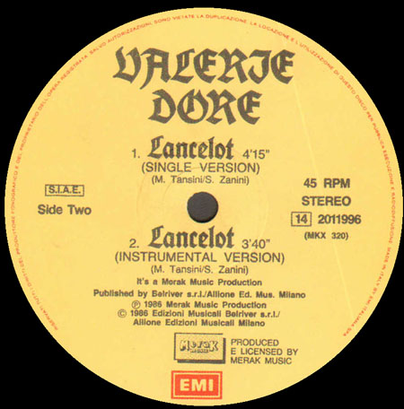 VALERIE DORE - Lancelot