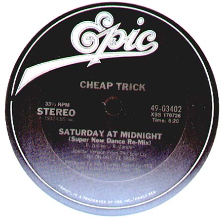 CHEAP TRICK - Saturday At Midnight 