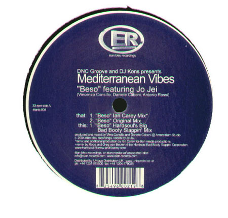 DNC GROOVE AND DJ KONS PRESENTS MEDITERRANEAN VIBES - Beso, Feat. Jo Jei (Original, Ian Carey, Hardsoul Rmxs)