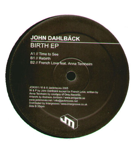 JOHN DAHLBACK - Birth ep