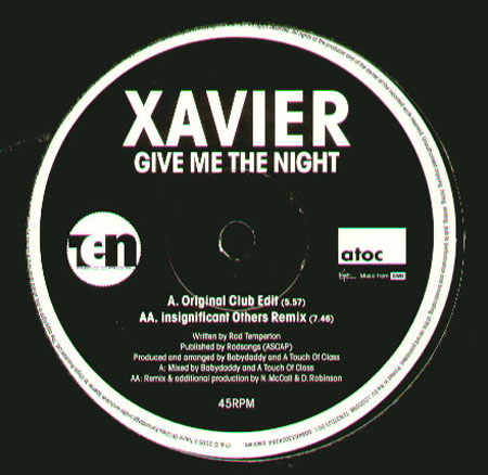 XAVIER - Give Me The Night (Original, Insignificant Others Rmx)