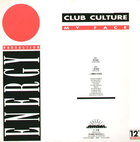 CLUB CULTURE  - My Face