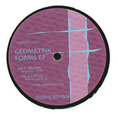 GIORGIO GIGLI - Geometrik Forms EP