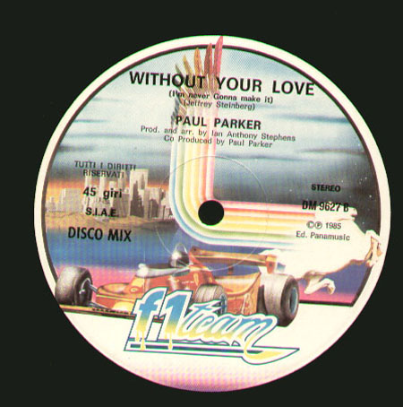 PAUL PARKER - Don't Play With Fire / Without Your Love