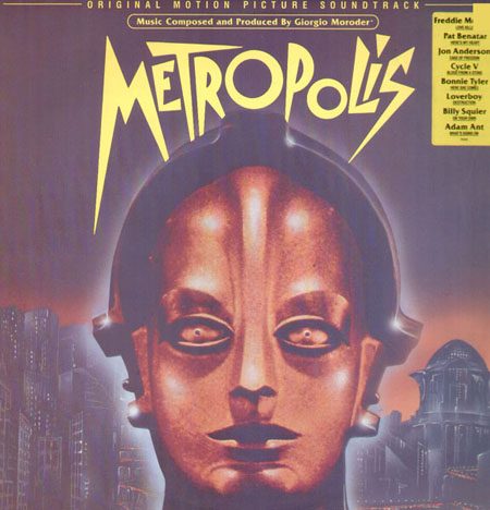 VARIOUS (FREDDIE MERCURY,PAT BENATAR,GIORGIO MORODER,BONNIE TYLER,ADAM ANT) - Metropolis - Original Motion Picture Soundtrack