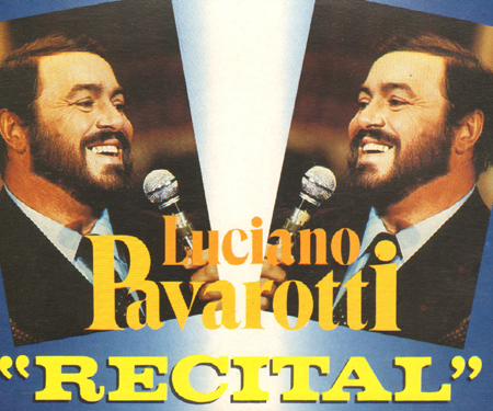 LUCIANO PAVAROTTI - Recital Live - Musicassetta