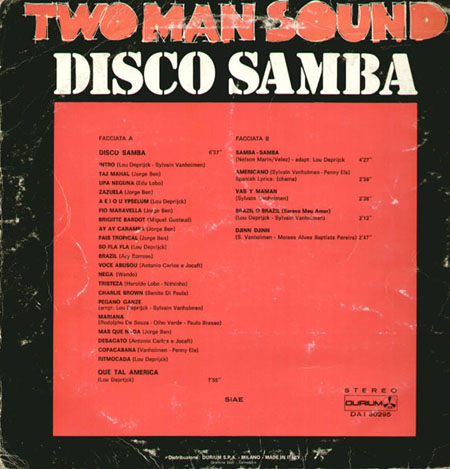 TWO MAN SOUND - Disco Samba