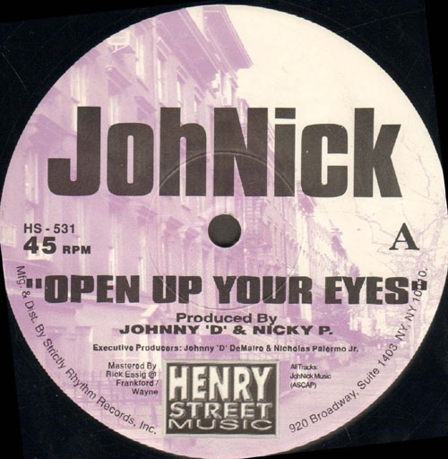 JOHNICK  - Open Up Your Eyes / The Captain