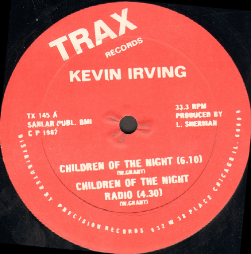 KEVIN IRVING - Children Of The Night